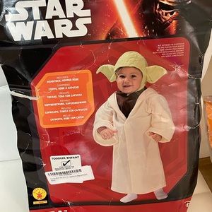 YODA Star Wars Child Disney Costume Halloween NWOT - Sz 24 Months Infant